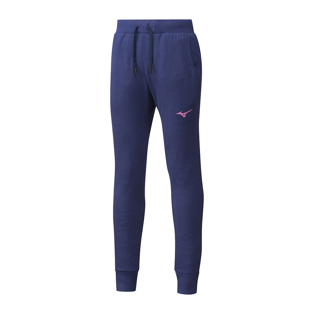 Pantaloni Mizuno Heritage Rib Donna - Blu Marino - 72046-JZCN